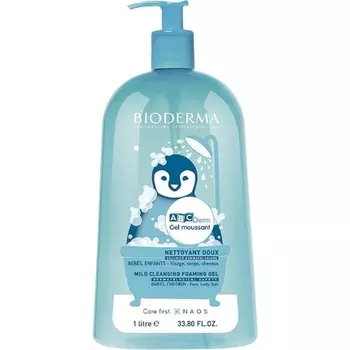 Abcderm Пенящийся гель 1л, Bioderma