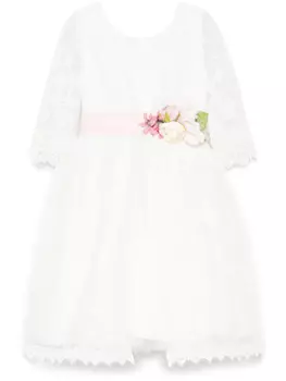 Abel & Lula кружевное платье, белый