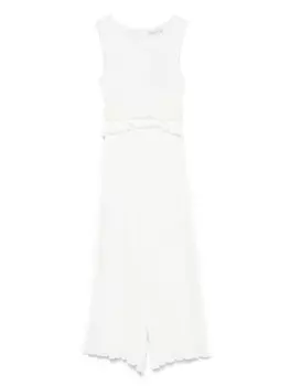 Abel & Lula плиссированный комбинезон, белый