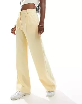 Abercrombie & Fitch – Sloane – Желтые элегантные брюки
