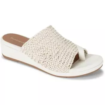 Abey женские плетеные сандалии на танкетке без застежек Baretraps, кремовый