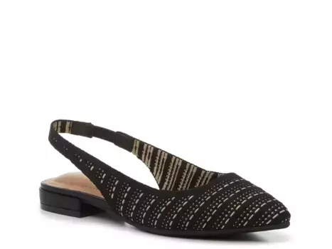 Abigail Балетки Kelly & Katie, Black/Tan Woven
