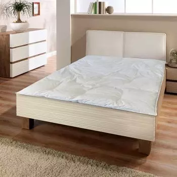 Aboutyourhome Одеяло для верхней кровати с перьями 155x220 см, хлопковое одеяло с перьями для отеля, пансиона aboutyourhome-shop