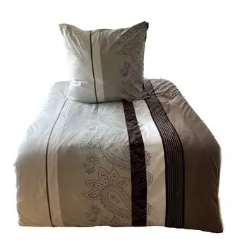 Aboutyourhome постельное белье флисовое постельное белье зимние украшения коричневый 135х200 80х80, 2 шт aboutyourhome-shop