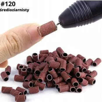 Абразивная насадка для фрезы, Градация 120, Среднезернистая, 100 шт. Activ, Exo