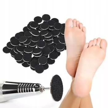 Абразивные диски EXO PODODISC 15 мм, зернистость 150, черные, 100 шт., Activ