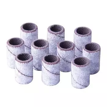 Абразивные насадки для педикюрных фрез, Градация №150, белые., AlleBeauty