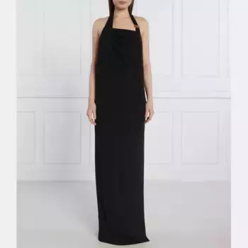 Абрикосовое платье Pinko, черный