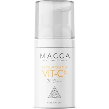 Absolut Radiant Vit-C6 Сыворотка для лица с витамином С 30 мл - Натуральное антивозрастное средство, Macca Beauty Meets Science
