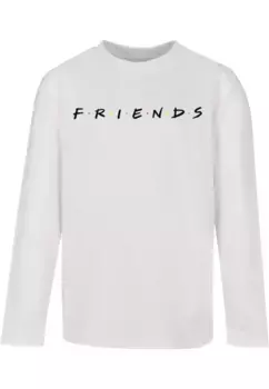 ABSOLUTE CULT с длинными рукавами "ABSOLUTE CULT для мужчин и детей Friends - Логотип с длинными рукавами", белый