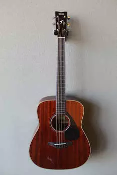 Абсолютно новая акустическая гитара Yamaha FG850 со стальными струнами дредноут с чехлом для переноски