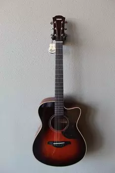 Абсолютно новая концертная акустическая/электрическая гитара Yamaha AC3M ARE в разрезе - Sunburst