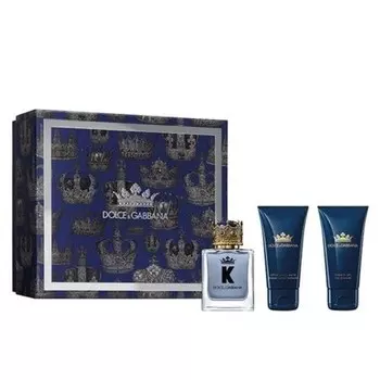 Абсолютно новый мужской подарочный набор Dolce & Gabbana D&G K EDT 50 мл с гелем для душа и бальзамом для бритья
