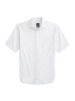 Абстрактная рубашка Oleson JOHNNIE O, белый