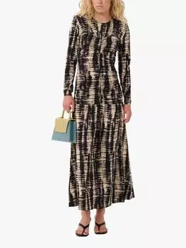 Абстрактное макси-платье emilia Gestuz, цвет Butter Yellow