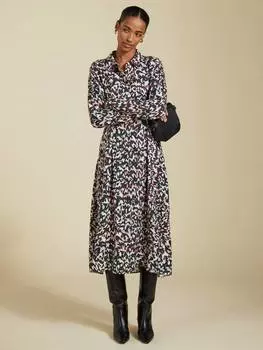 Абстрактное платье миди от бекки Baukjen, разноцветный