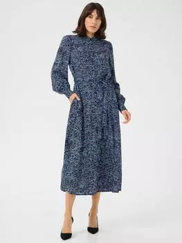 Абстрактное платье-рубашка pollie KAFFE, цвет Midnight/Multi