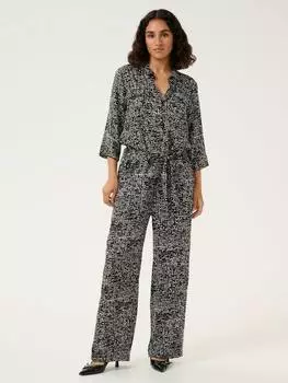 Абстрактный комбинезон pollie KAFFE, цвет Black/Turtledove