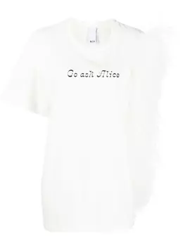 AC9 футболка с перьями, белый