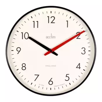 Acctim Райли Актим Настенные Часы, черный