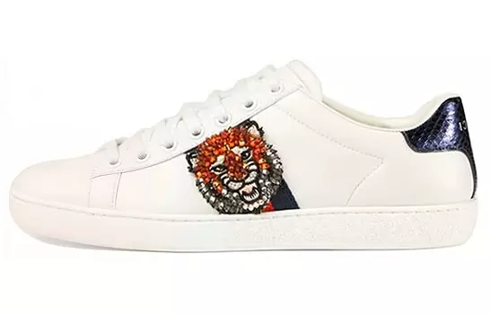 ACE Скейтбординг Кроссовки женские низкие белые Gucci