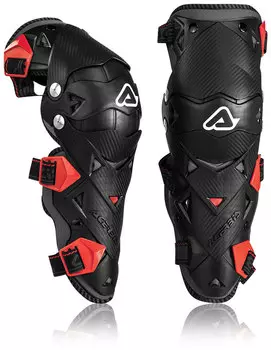 Защитники Acerbis Impact Evo 3.0 колена, черный/красный