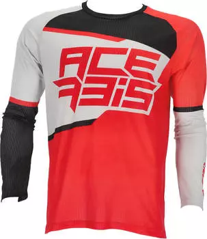 Acerbis MX J-Windy 2 Мотокросс Джерси, серый/красный