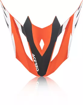 Пик запасной Acerbis Profile 4 для шлема, оранжевый/черный/белый