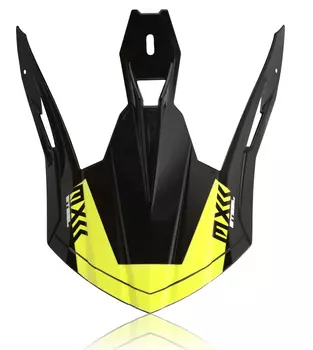 Acerbis Steel Carbon/X-Pro VTR Пик шлема, черный/желтый
