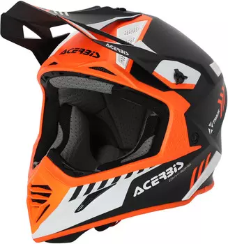 Шлем Acerbis X-Track Mips для мотокросса, оранжевый/черный