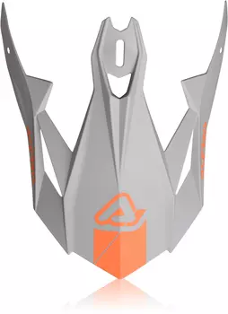 Пик защитный Acerbis X-Track для шлема, серый/оранжевый