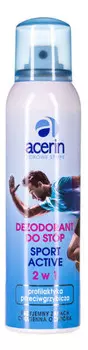 Acerin, Healthy Feet, противогрибковый дезодорант для ног Sport Active 2в1, 150 мл