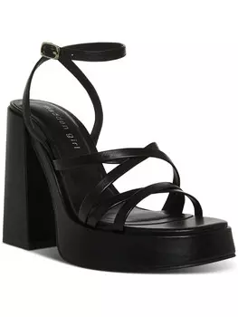 ACESS Женские туфли-лодочки из искусственной кожи с открытым носком Madden Girl, черный