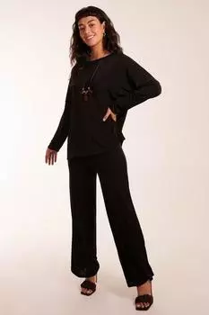 Ацетатный топ Blue Vanilla, черный