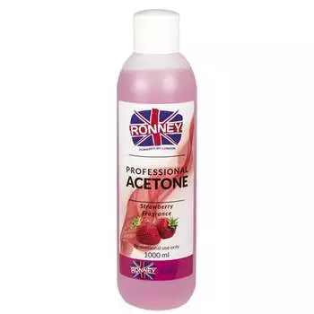 Ацетон, 1000 мл Ronney, Professional Acetone Strawberry