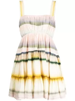 Acler платье Lomond в полоску, разноцветный