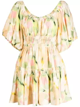 Acler платье мини Rangewood с вырезами, нейтральный цвет