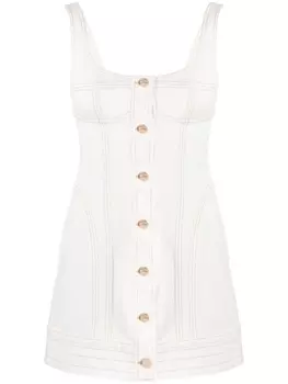 Acler платье мини Valleybrook из органического хлопка, нейтральный цвет