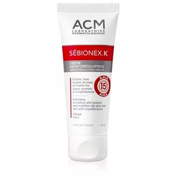 ACM Sbionex K защитно-матирующий крем для жирной кожи с несовершенствами с AHA 40 мл Inna Marka