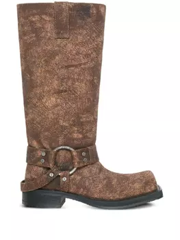 Acne Studios ботинки с пряжками, коричневый