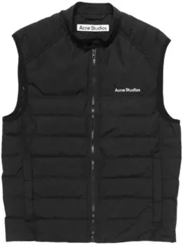 Acne Studios дутый жилет, черный