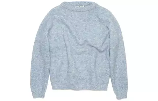 Acne Studios Джемпер с круглым вырезом синего цвета