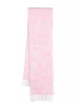 Acne Studios фактурный шарф, розовый