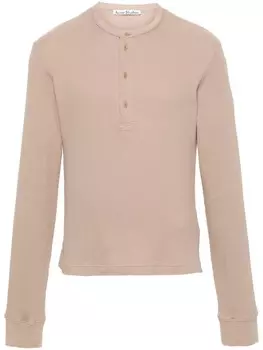 Acne Studios футболка фактурной вязки, нейтральный цвет