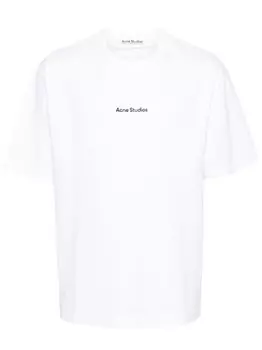 Acne Studios футболка с логотипом, белый