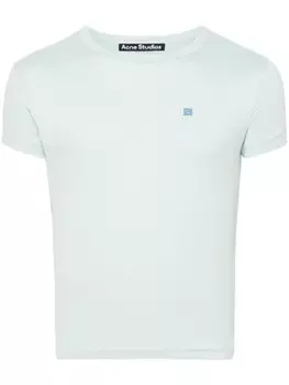 Acne Studios футболка с логотипом Face, синий