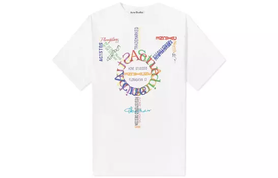 Acne Studios Футболка унисекс белые
