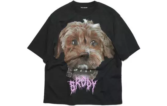 Acne Studios Футболка женская черная