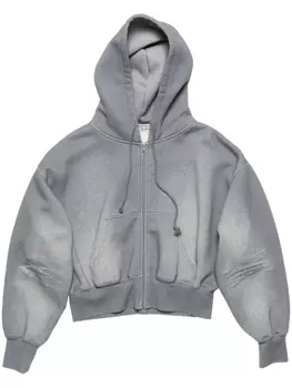 Acne Studios худи с эффектом градиента, серый