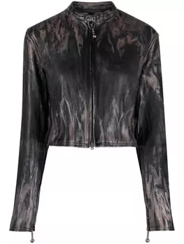 Acne Studios куртка с выцветшим эффектом, черный